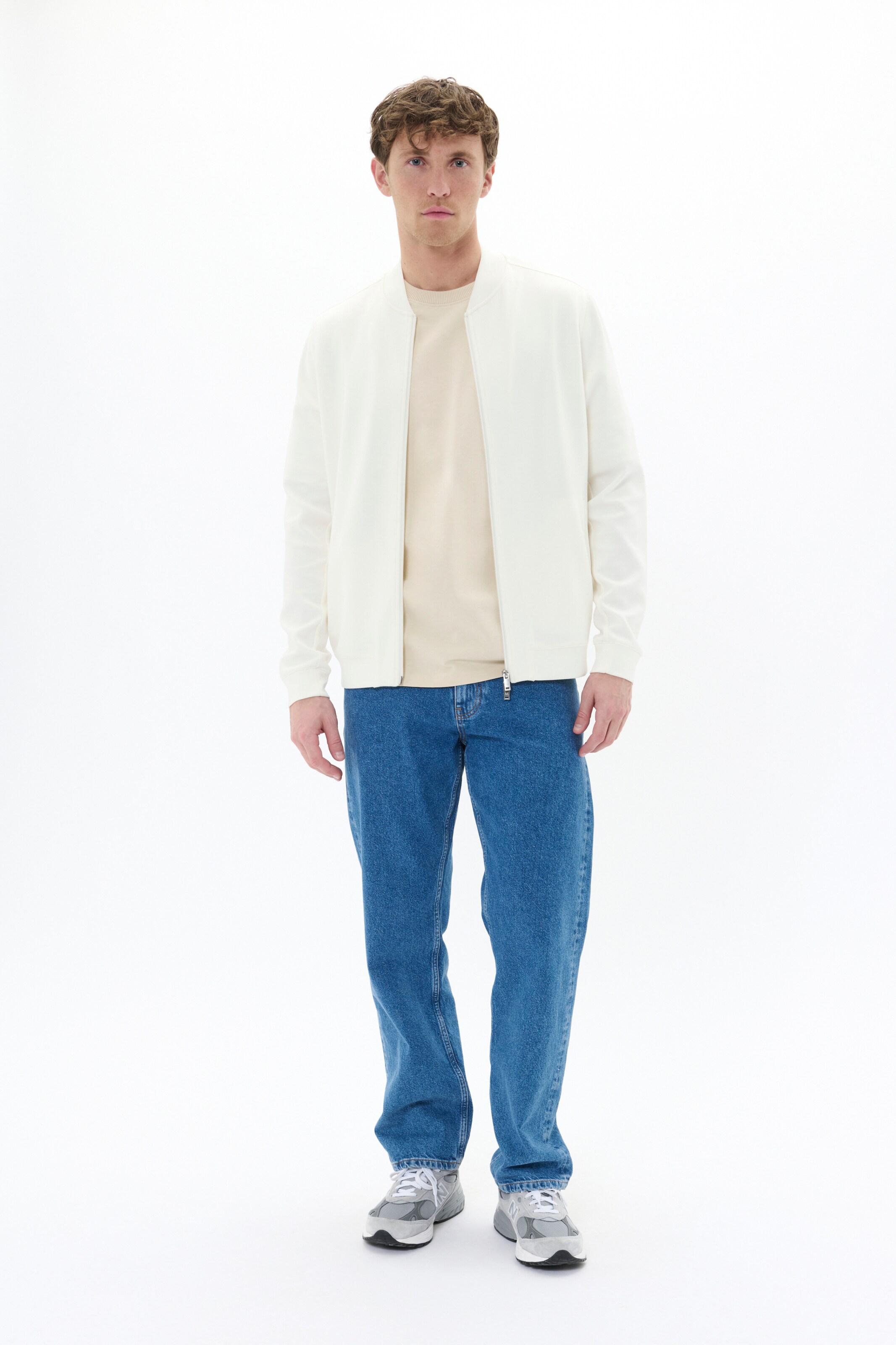 Matinique Sweatjakke i hvid