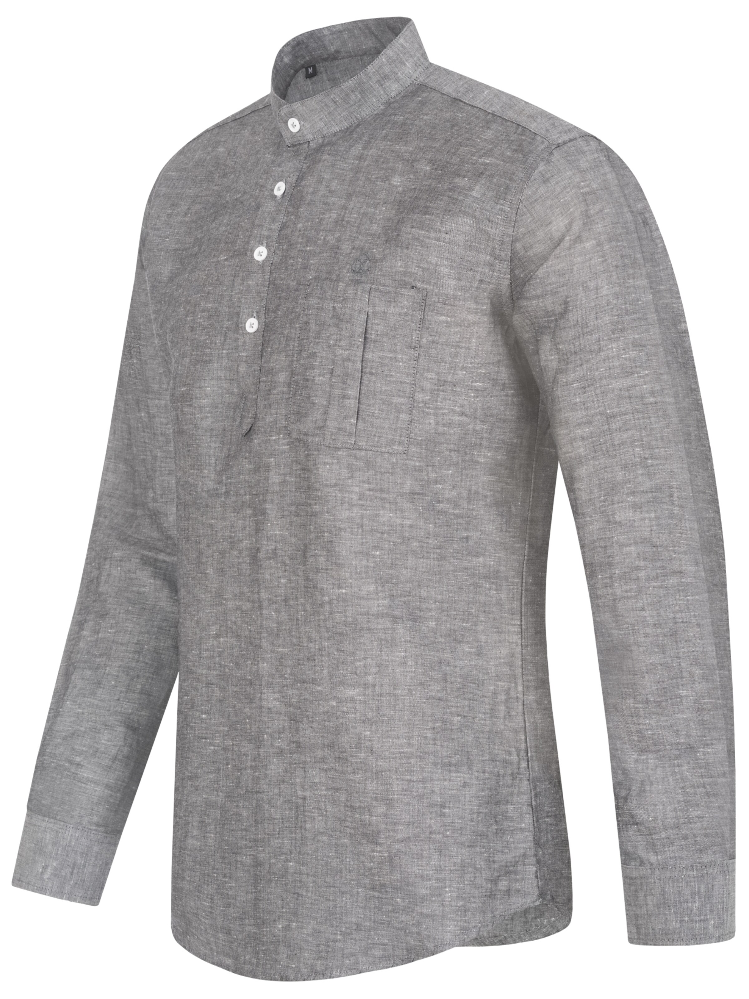 Indumentum Regular fit Button Up Shirt in Grey