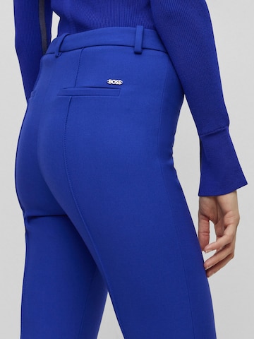BOSS Slimfit Hose 'Tanaina' in Blau