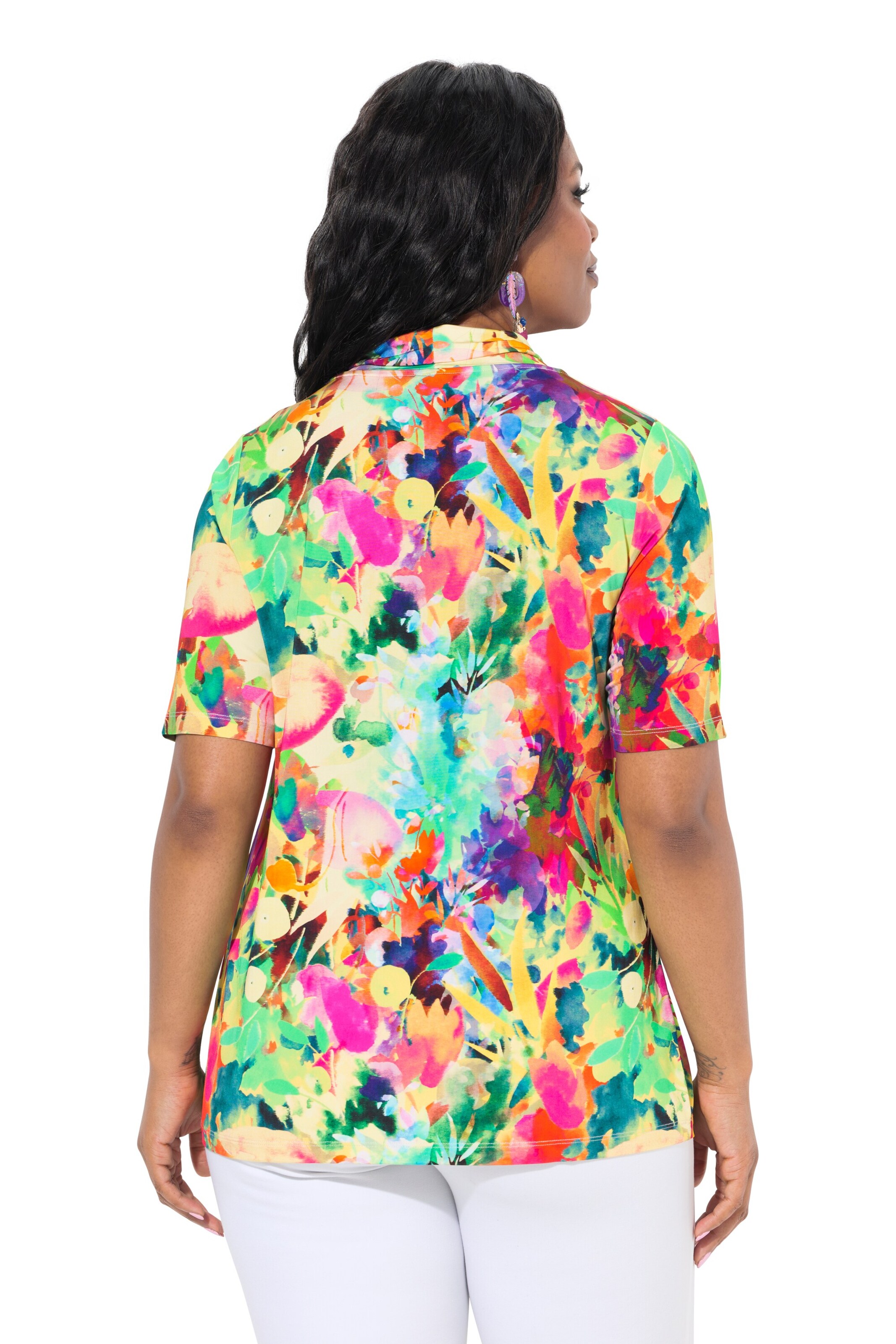 T-shirt Ulla Popken en mélange de couleurs