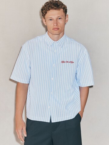 Next Comfort fit Overhemd in Blauw: voorkant