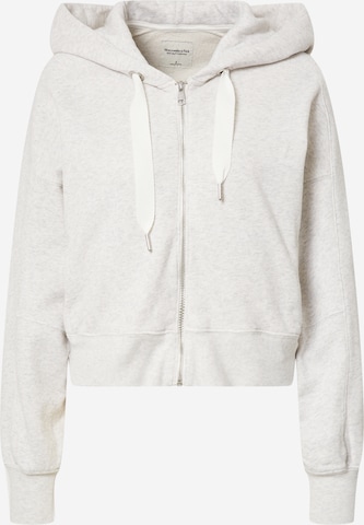 Abercrombie & Fitch Sweatjacke in Grau: predná strana