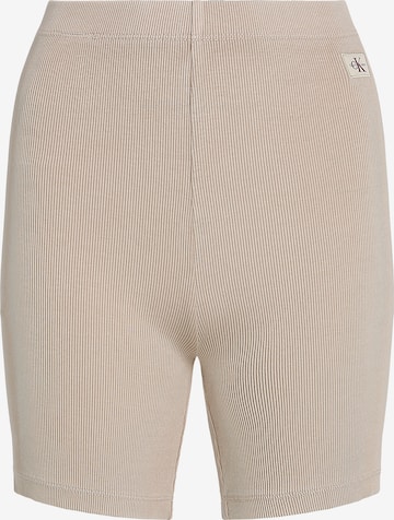 Calvin Klein Jeans Skinny Leggings in Beige: front