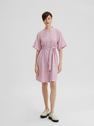 SELECTED FEMME Košilové šaty 'HELINA' – pink