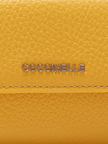 Coccinelle Portemonnee 'COCCINELLE METALLIC 4' in Geel