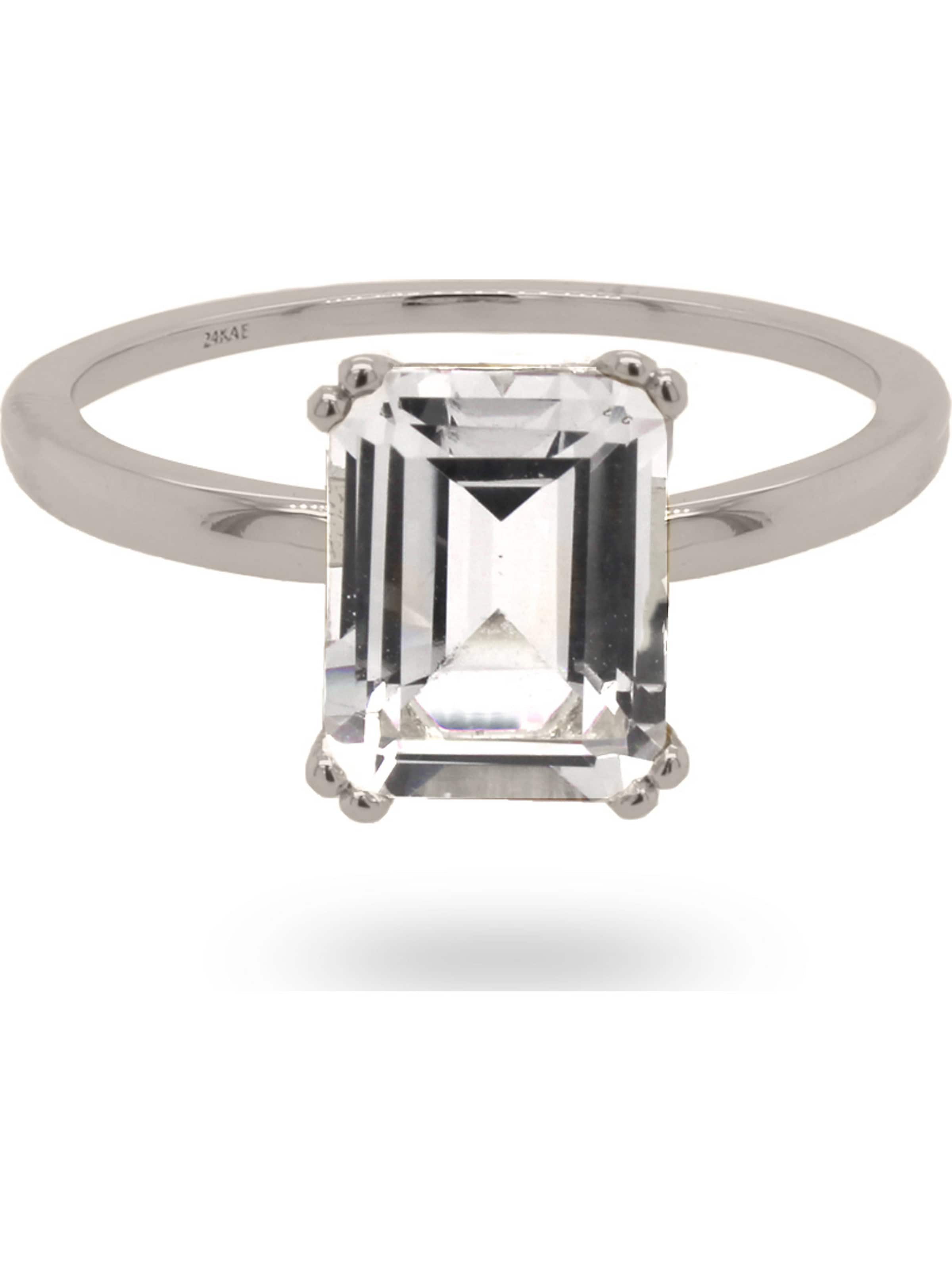24Kae Ring in Silber: Vorderseite