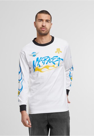 MARKET Shirt 'Loud Pipes' in Weiß: Vorderseite