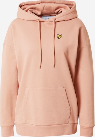 Lyle & Scott Sweatshirt i orange: framsida