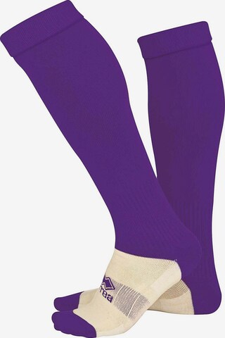 Errea Sports socks 'Calza Con Piede' in Purple: front