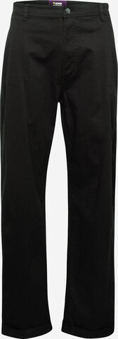 regular Pantaloni chino di Denim Project in nero: frontale