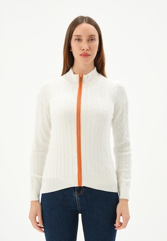 Giorgio di Mare Cardigan i hvid: forside