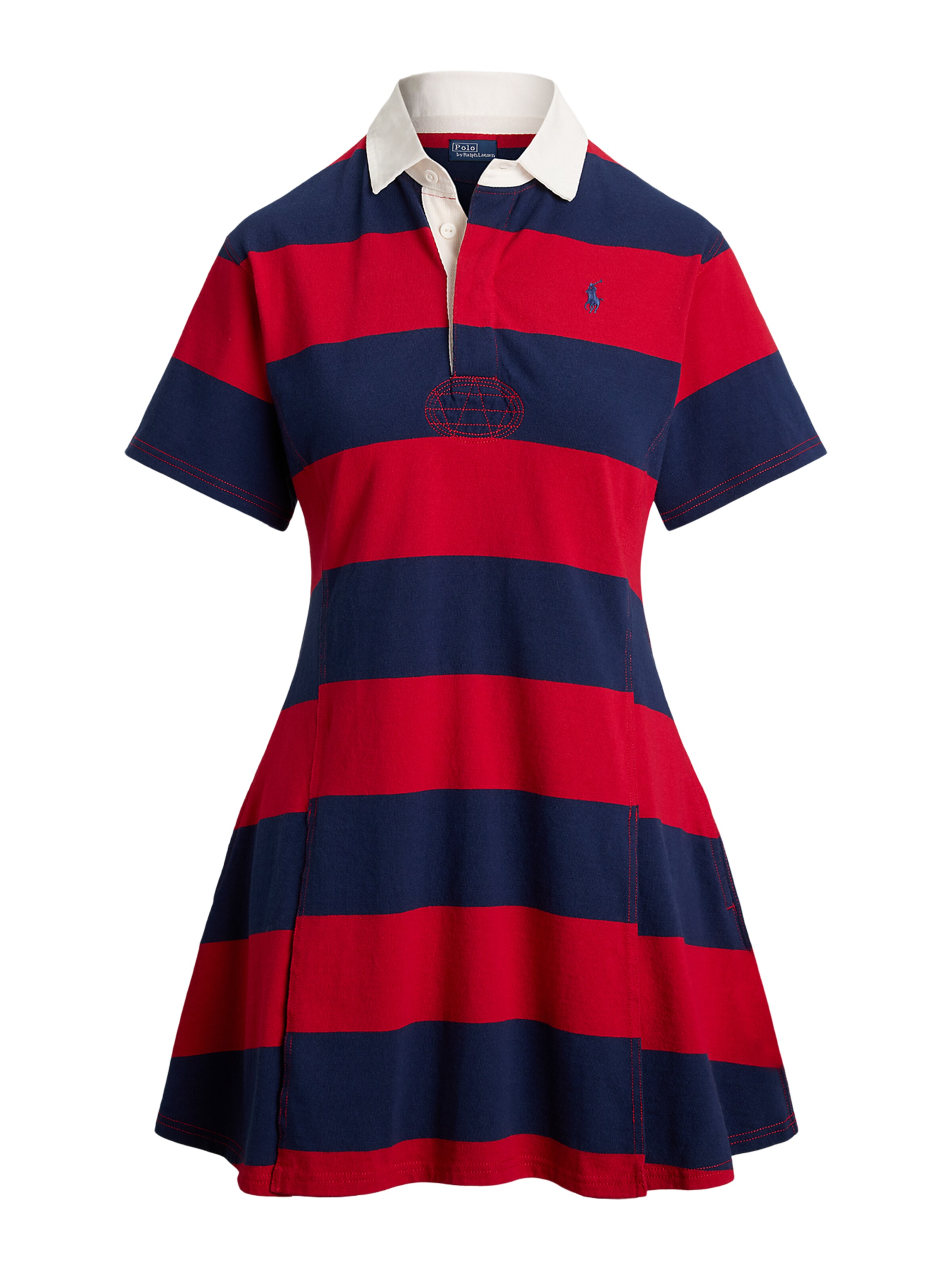 Polo Ralph Lauren Платье в Красный: спереди