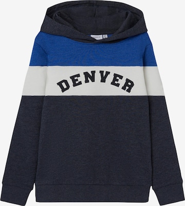 NAME ITSweater majica 'Berik' - plava boja: prednji dio