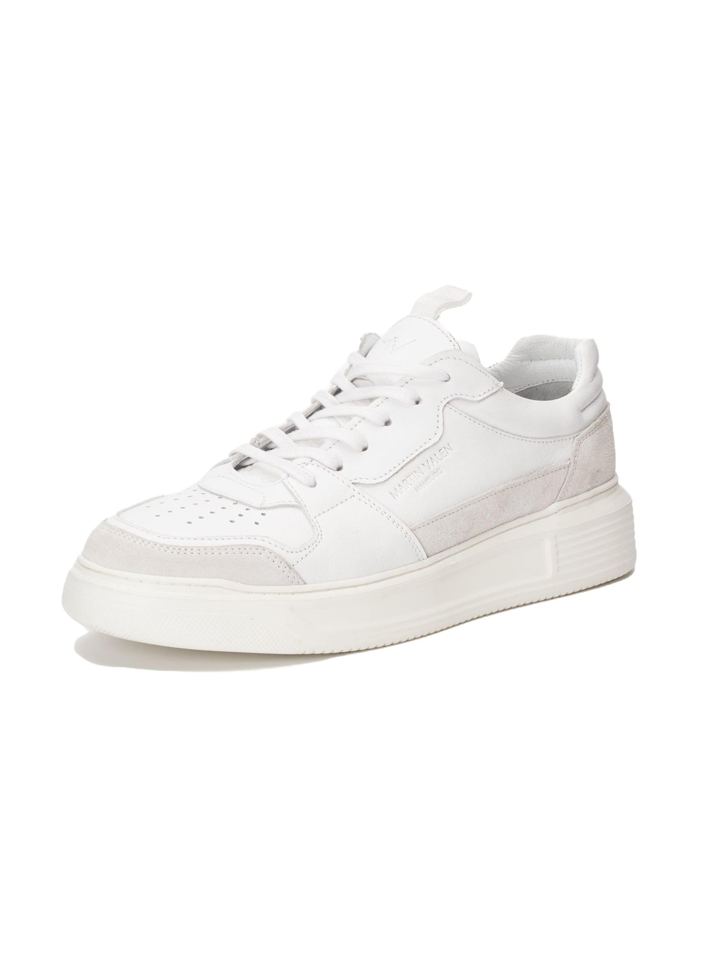 MARTIN VALEN Platform trainers in White: front