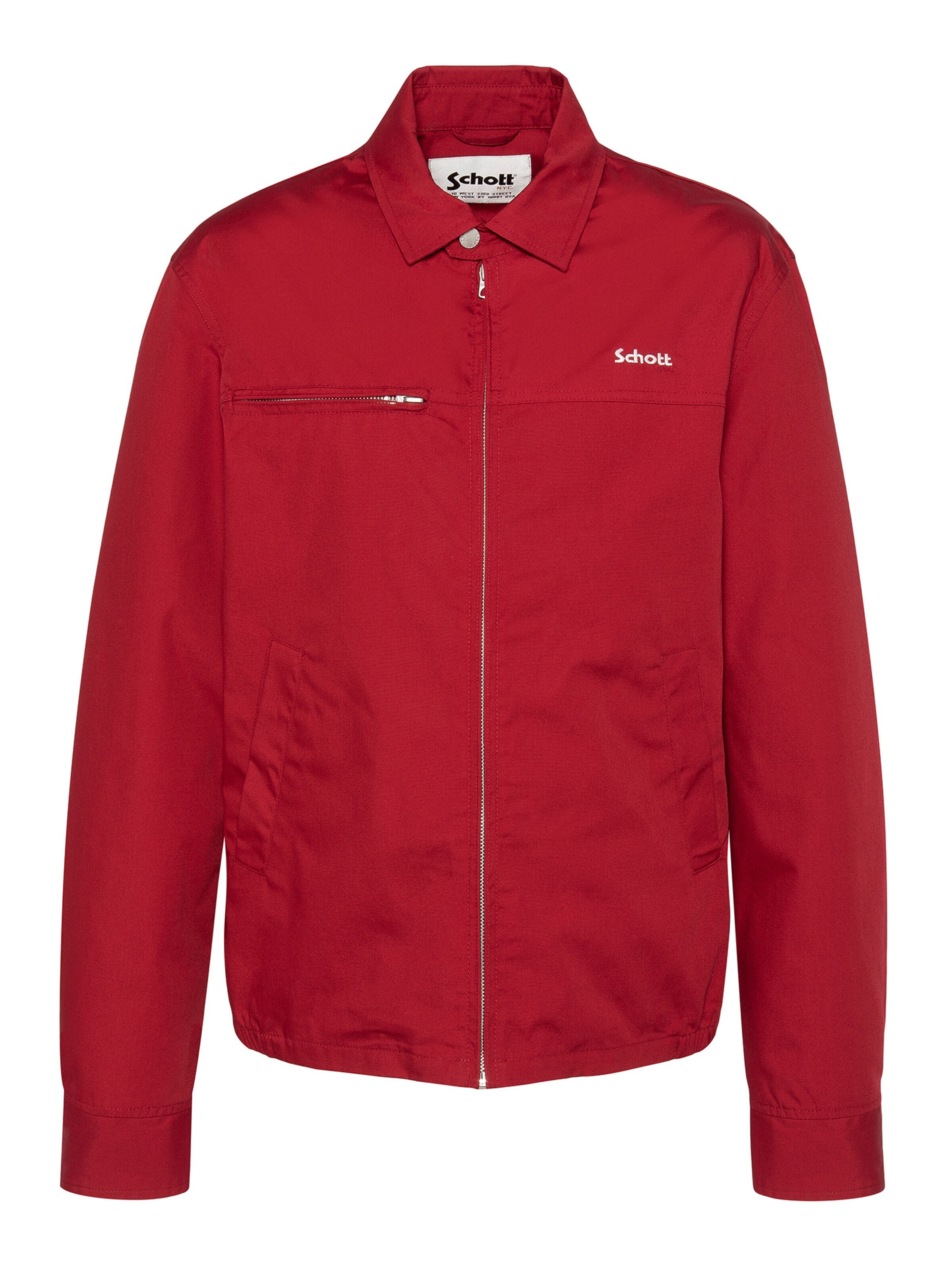 Schott NYC Between-Seasons Coat in Red