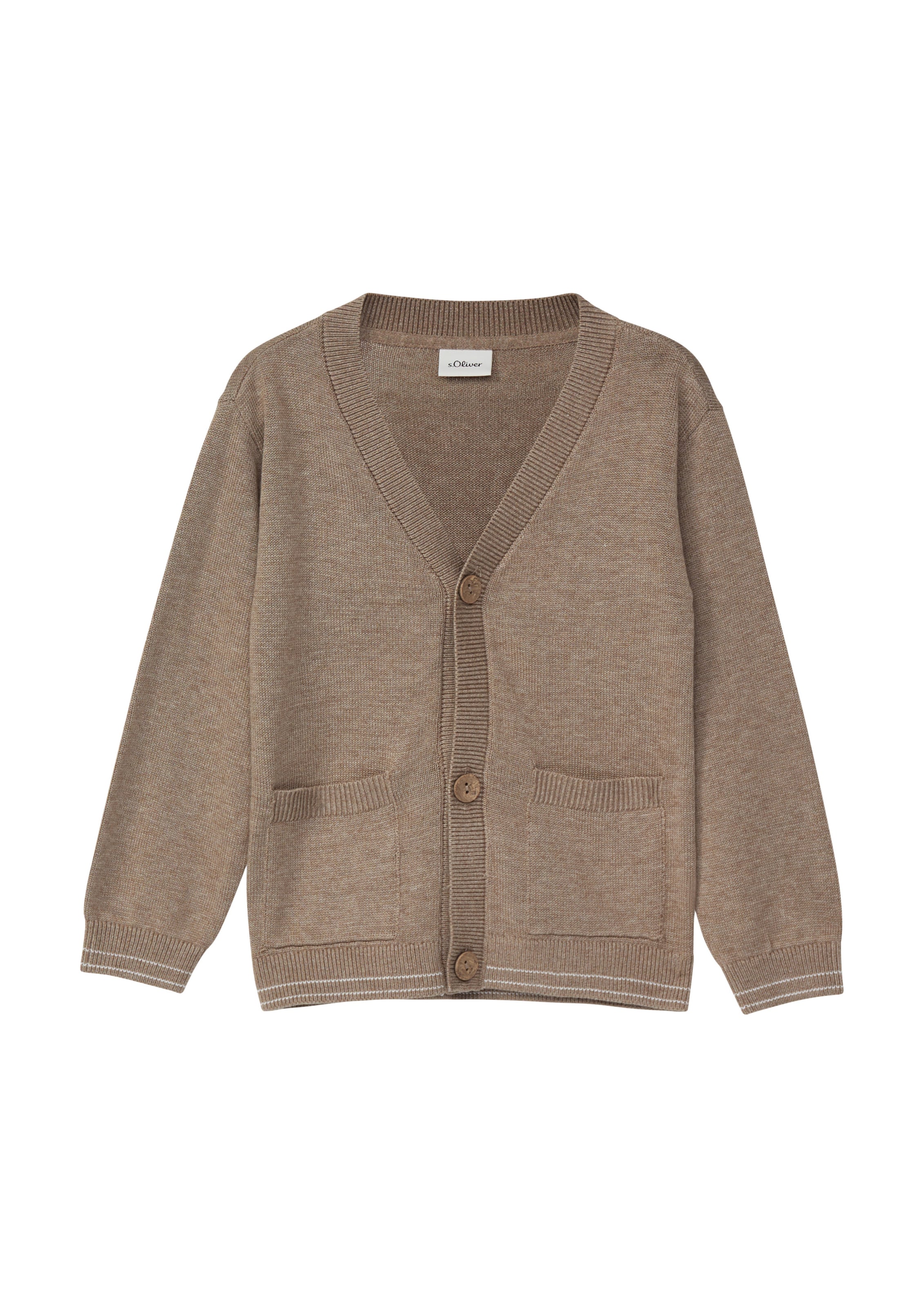 s.Oliver Strickjacke in Braun: Vorderseite