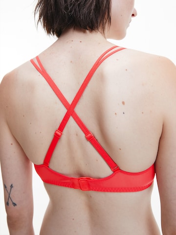 Triangle Soutien-gorge Calvin Klein Underwear en rouge