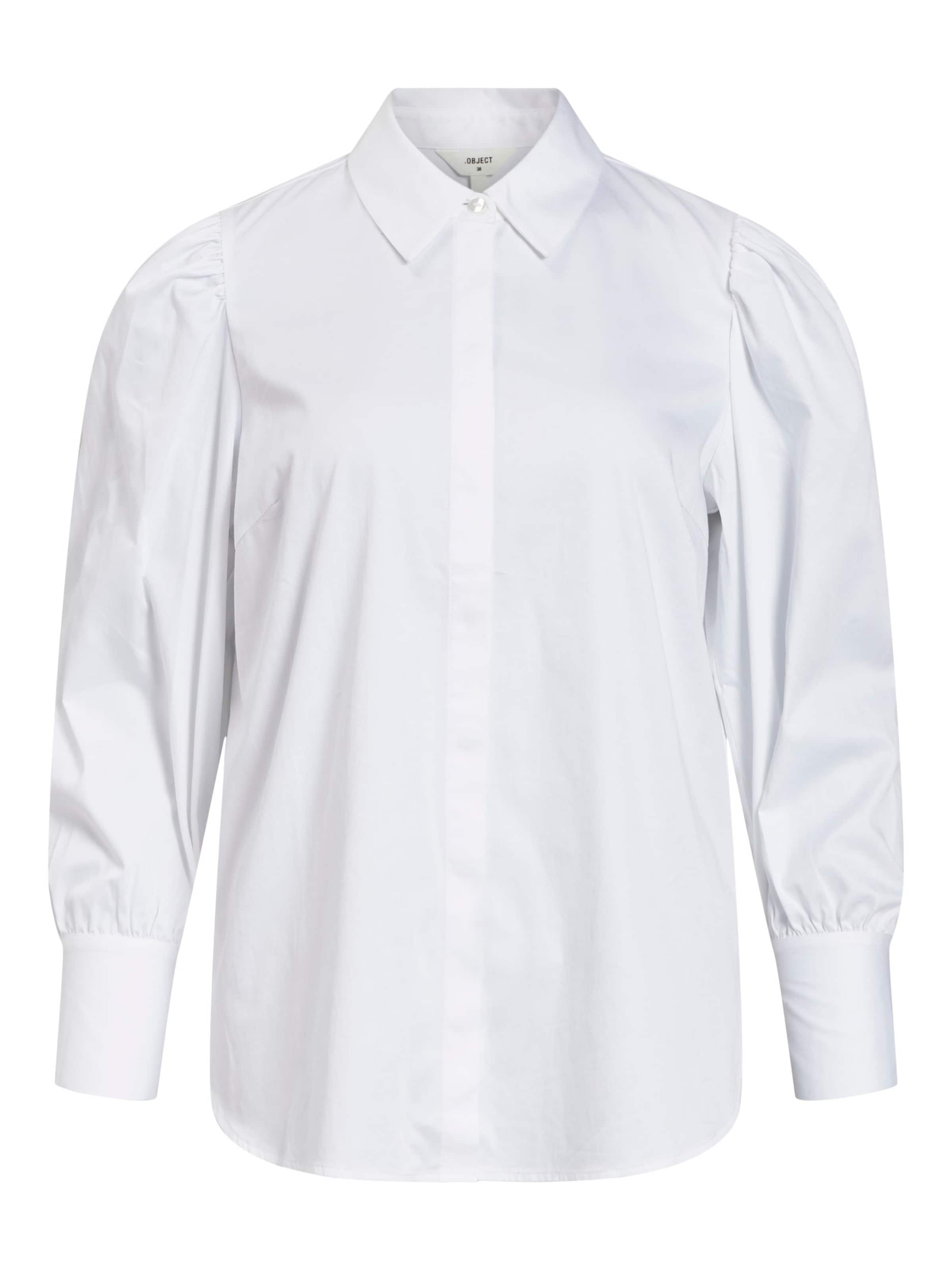 3YTTh Abbigliamento OBJECT Camicia da donna Roxa in Bianco 