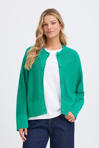 Fransa Knit cardigan 'FRSinja' in Green: front