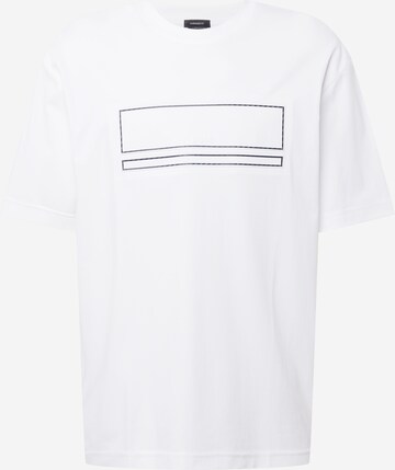 T-Shirt 'Tover' BOSS en blanc : devant