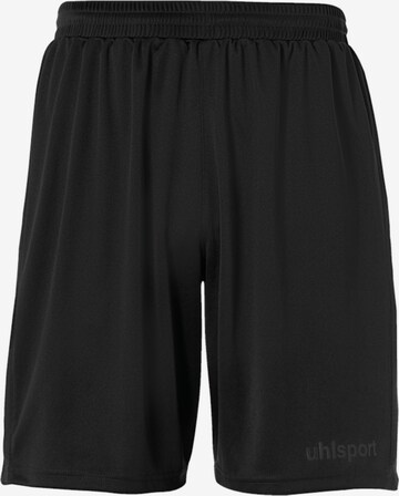 UHLSPORT Regular Workout Pants in Black: front