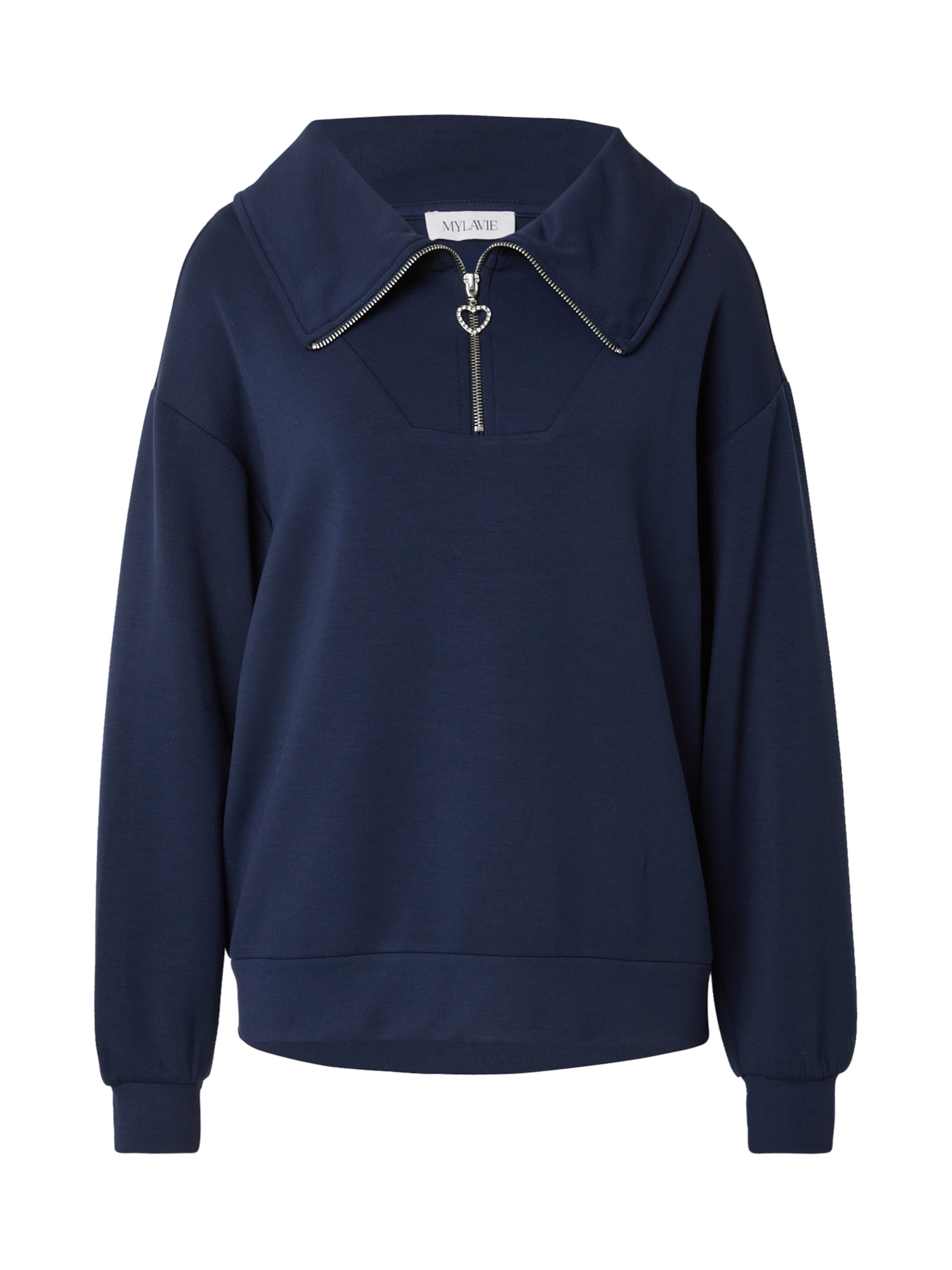 MYLAVIE by Sarah Harrison Sweatshirt in Navy, Item view