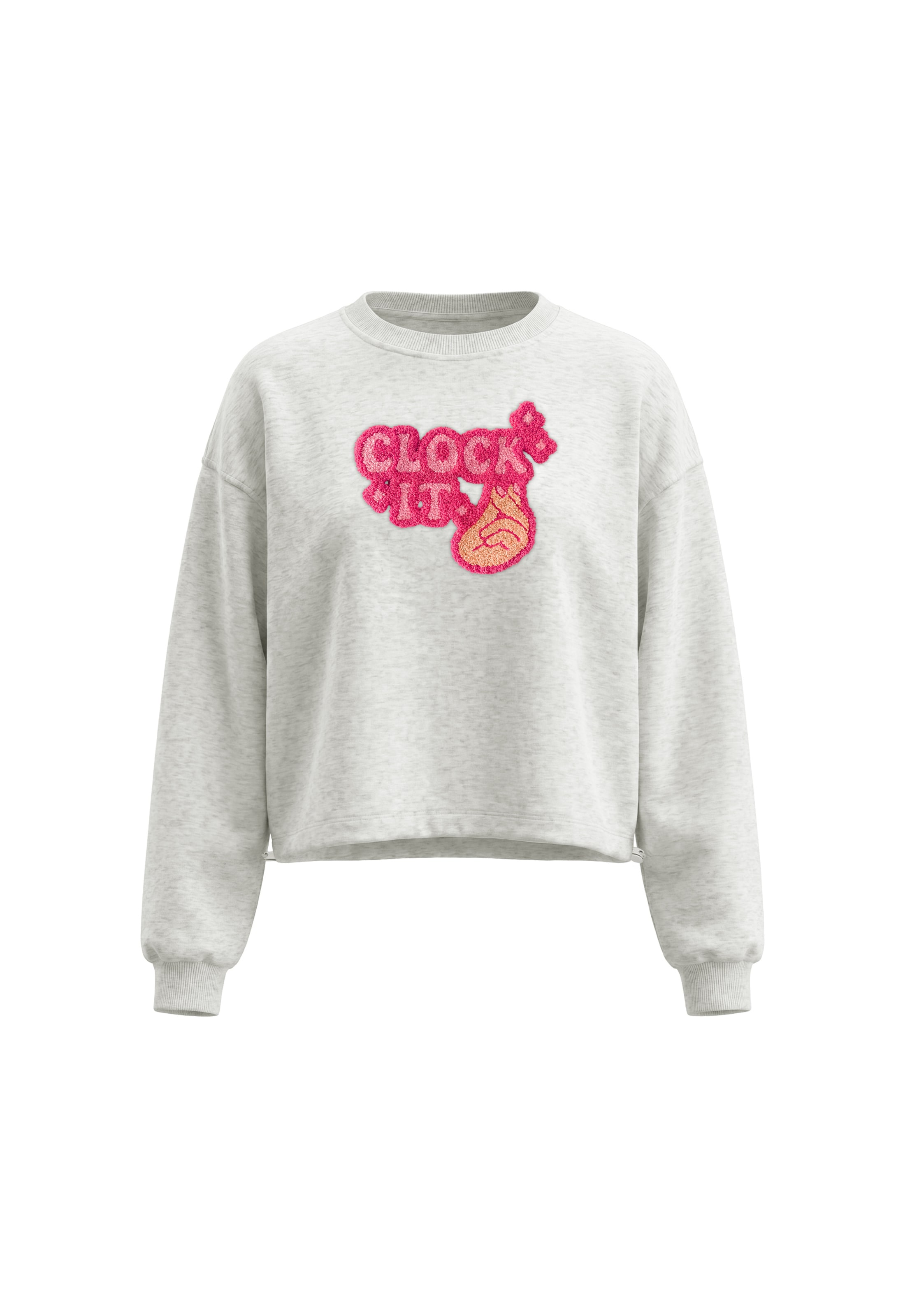 MYMO - Sudadera en blanco: frente