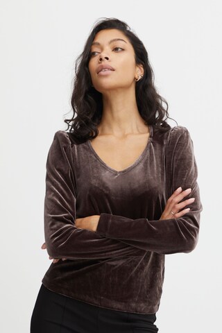 b.young Shirt 'By perlina' in Brown: front