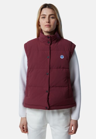 North Sails Sportbodywarmer 'Fuego' in Rood: voorkant