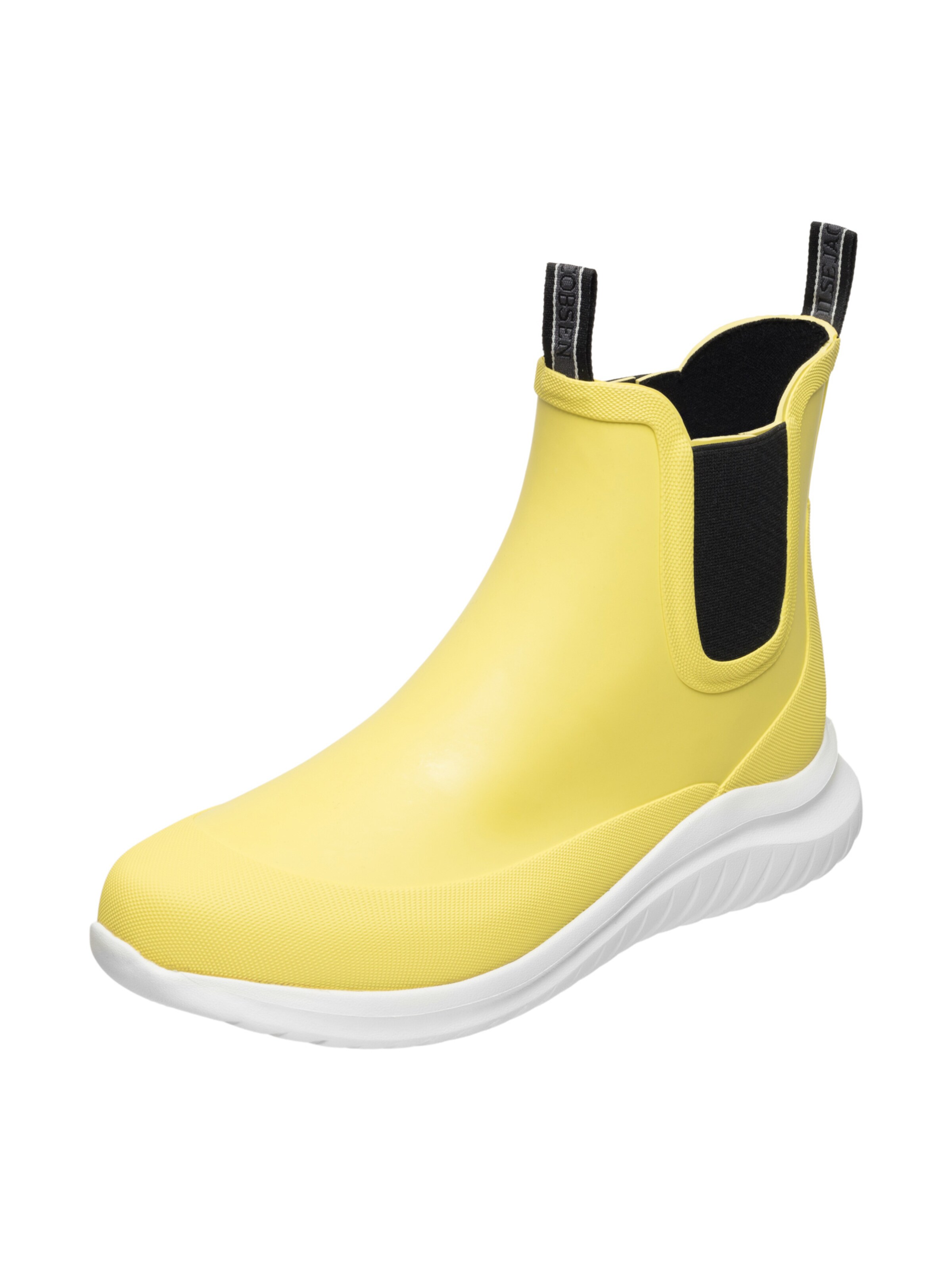 ILSE JACOBSEN Regenlaarzen 'Rub03C' in Geel: voorkant