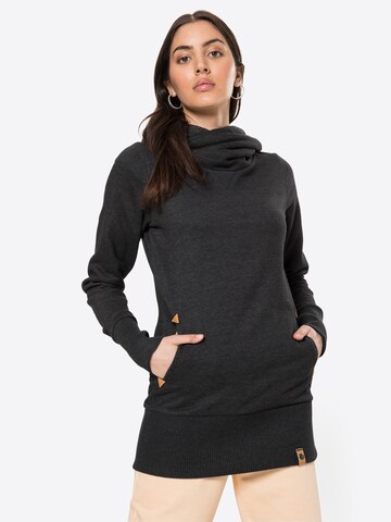 Fli Papigu - Sweatshirt 'Rotwelsch' em cinzento: frente