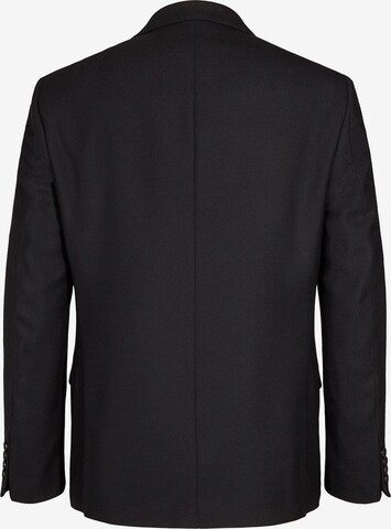 Sunwill Slim fit Suit Jacket 'Structure' in Black