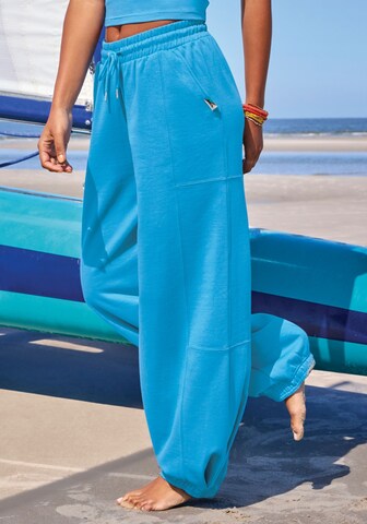 Effilé Pantalon BENCH en bleu