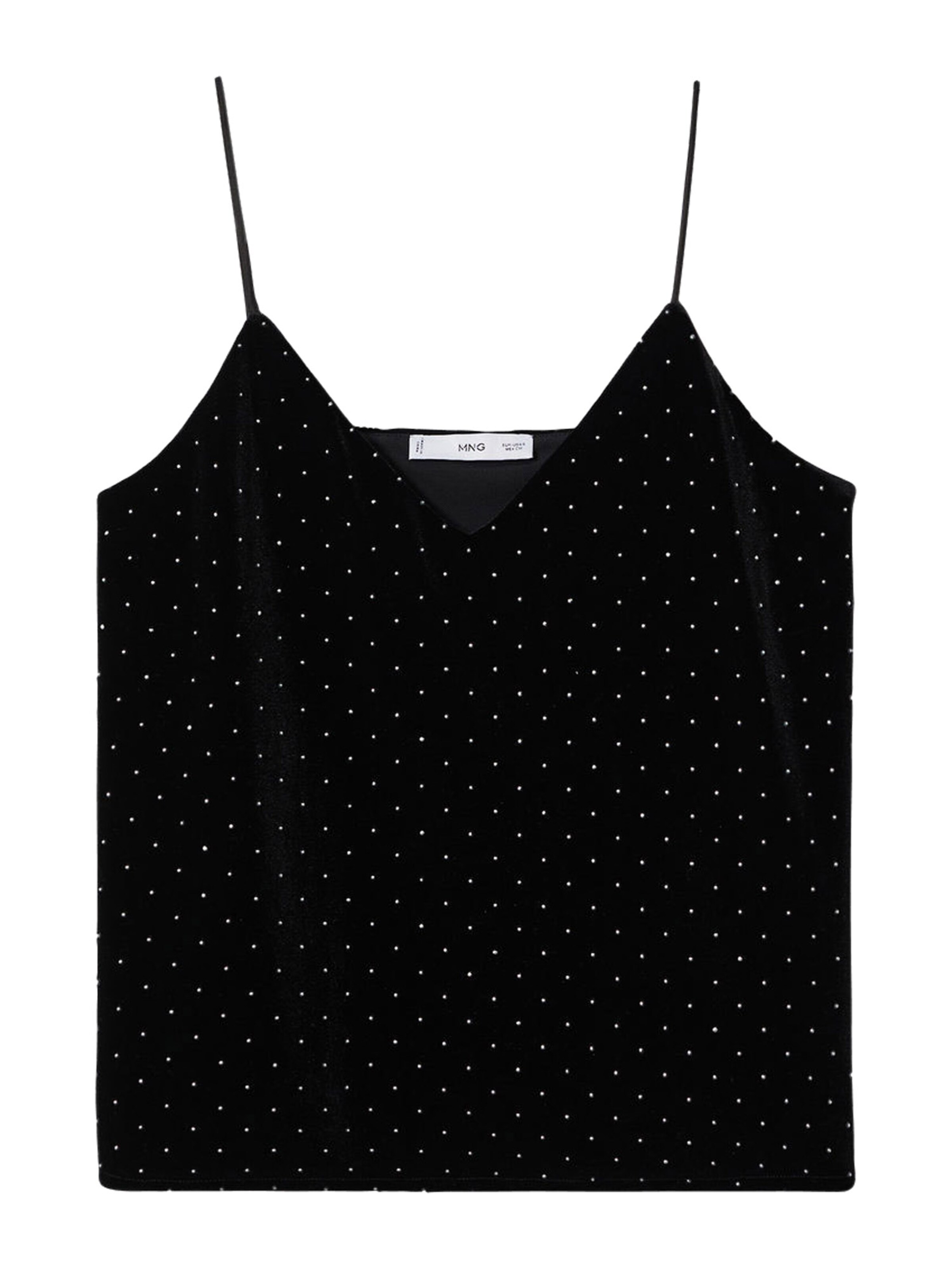 Haut 'TACHA' MANGO en noir : devant