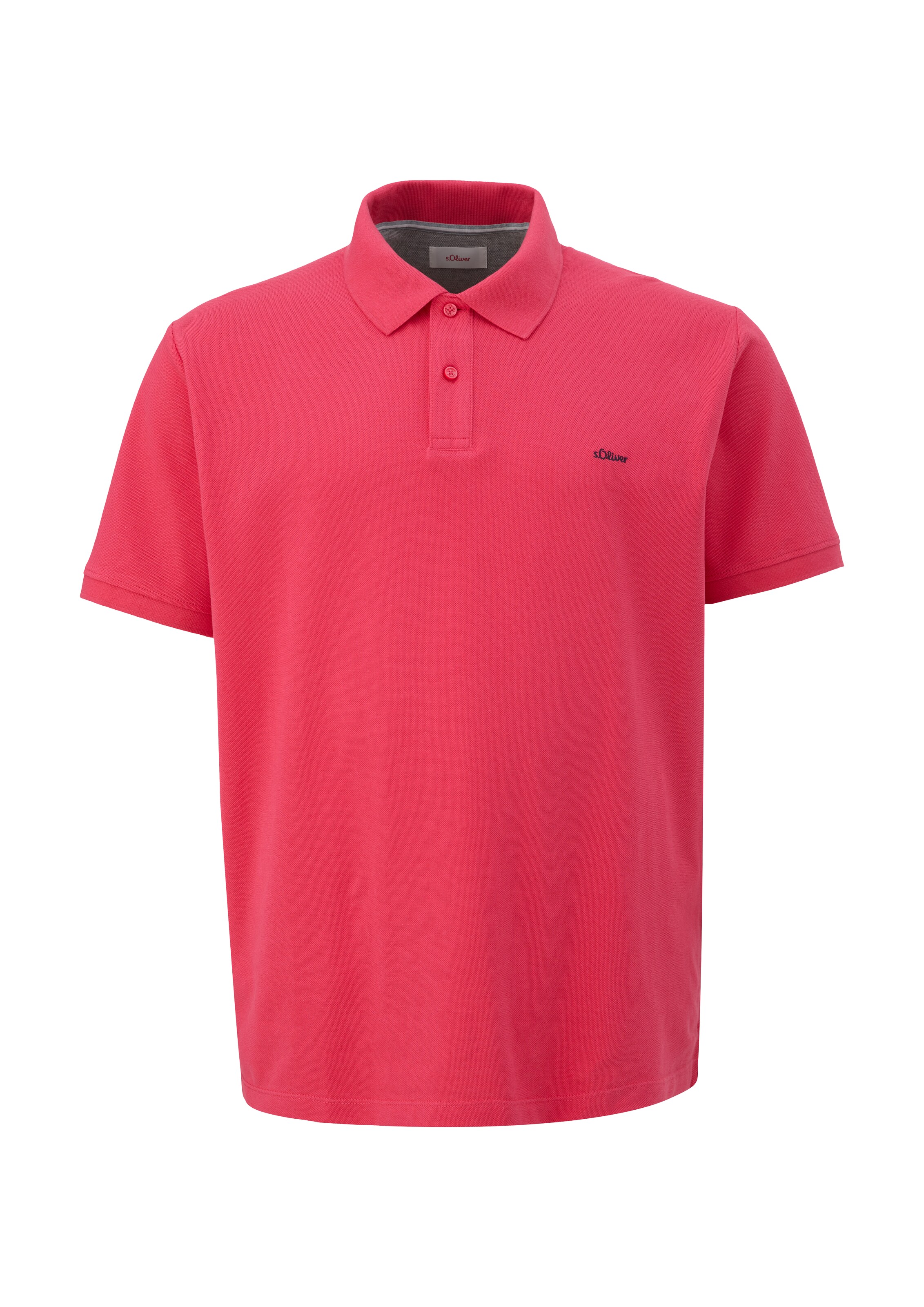 s.Oliver Red Label Big & Tall Shirt in Rood: voorkant