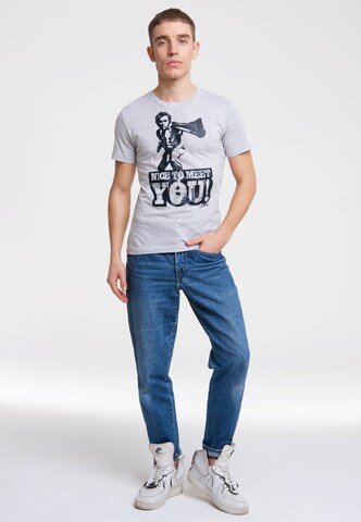 LOGOSHIRT T-Shirt NICE TO MEET YOU in Grau