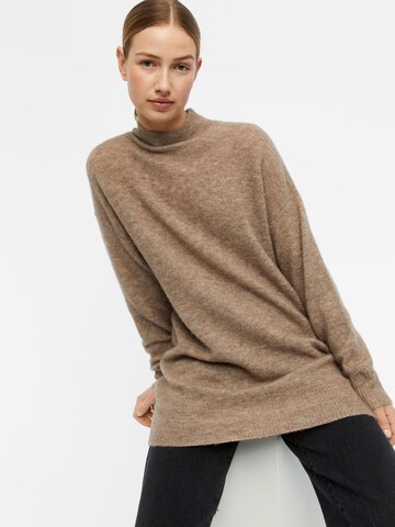 OBJECT Sweter 'Ellie' w kolorze brązowy