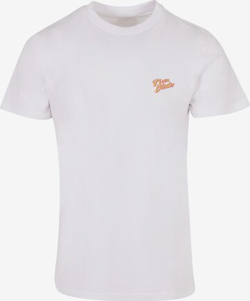 F4NT4STIC Shirt 'Plain Studio Typo' in Wit: voorkant