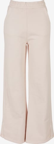 Urban Classics Wide Leg Bukse i rosa: forside