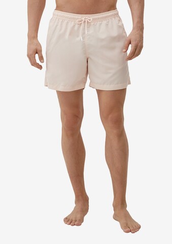 s.Oliver Board Shorts in Beige: front