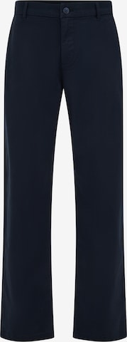 WE Fashionregular Chino hlače - plava boja: prednji dio