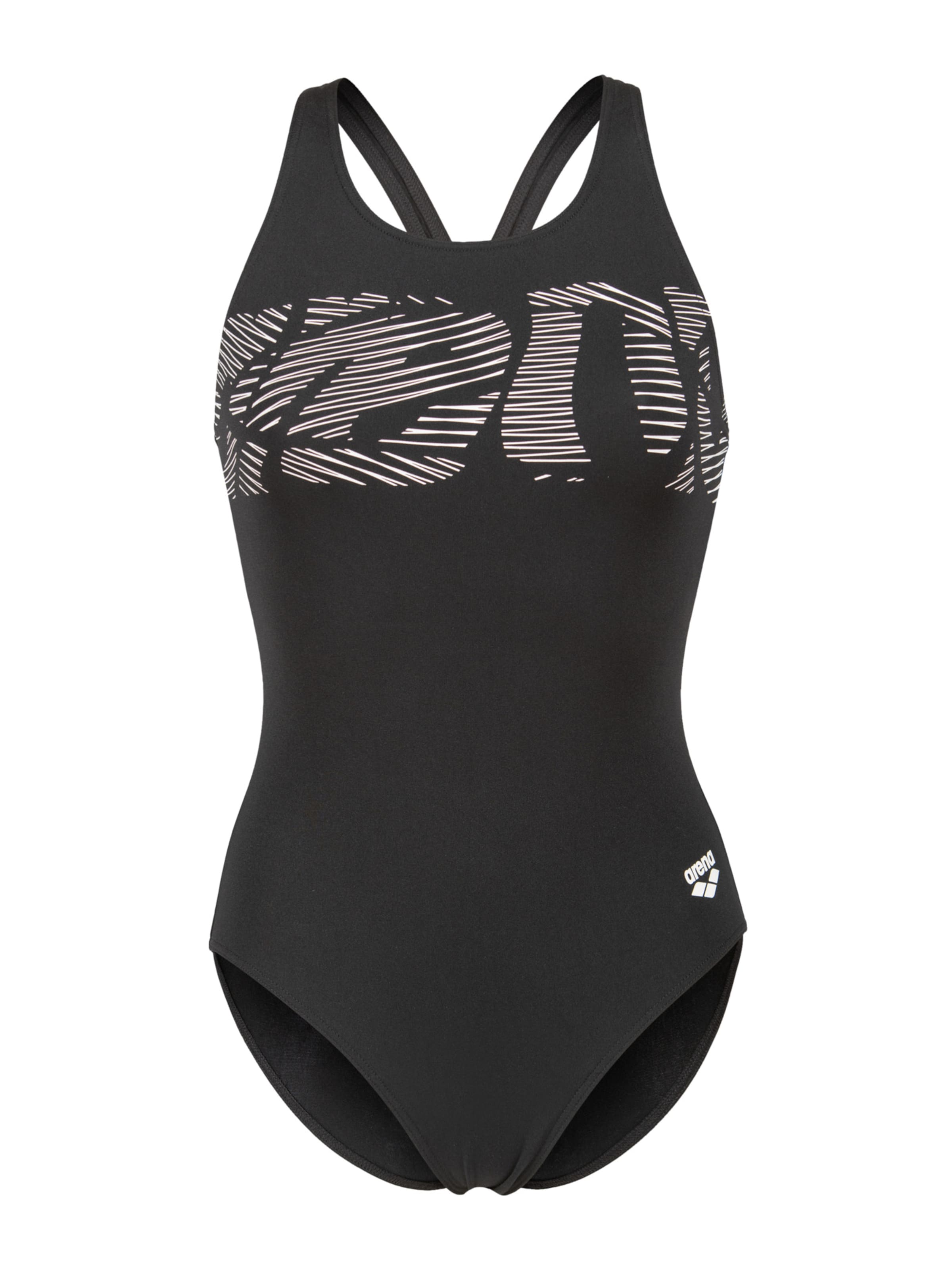 Bustier Maillot de bain 'GRAPHIC V BACK' ARENA en noir : devant