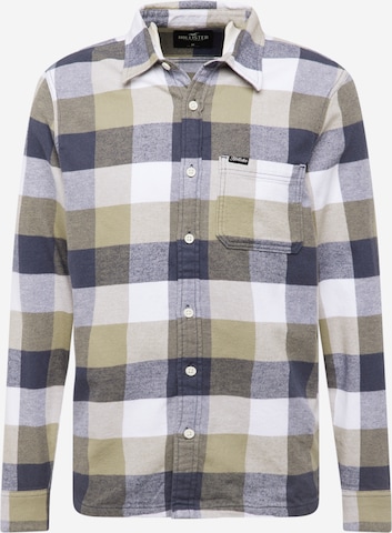 HOLLISTER Regular fit Button Up Shirt in Blue: front