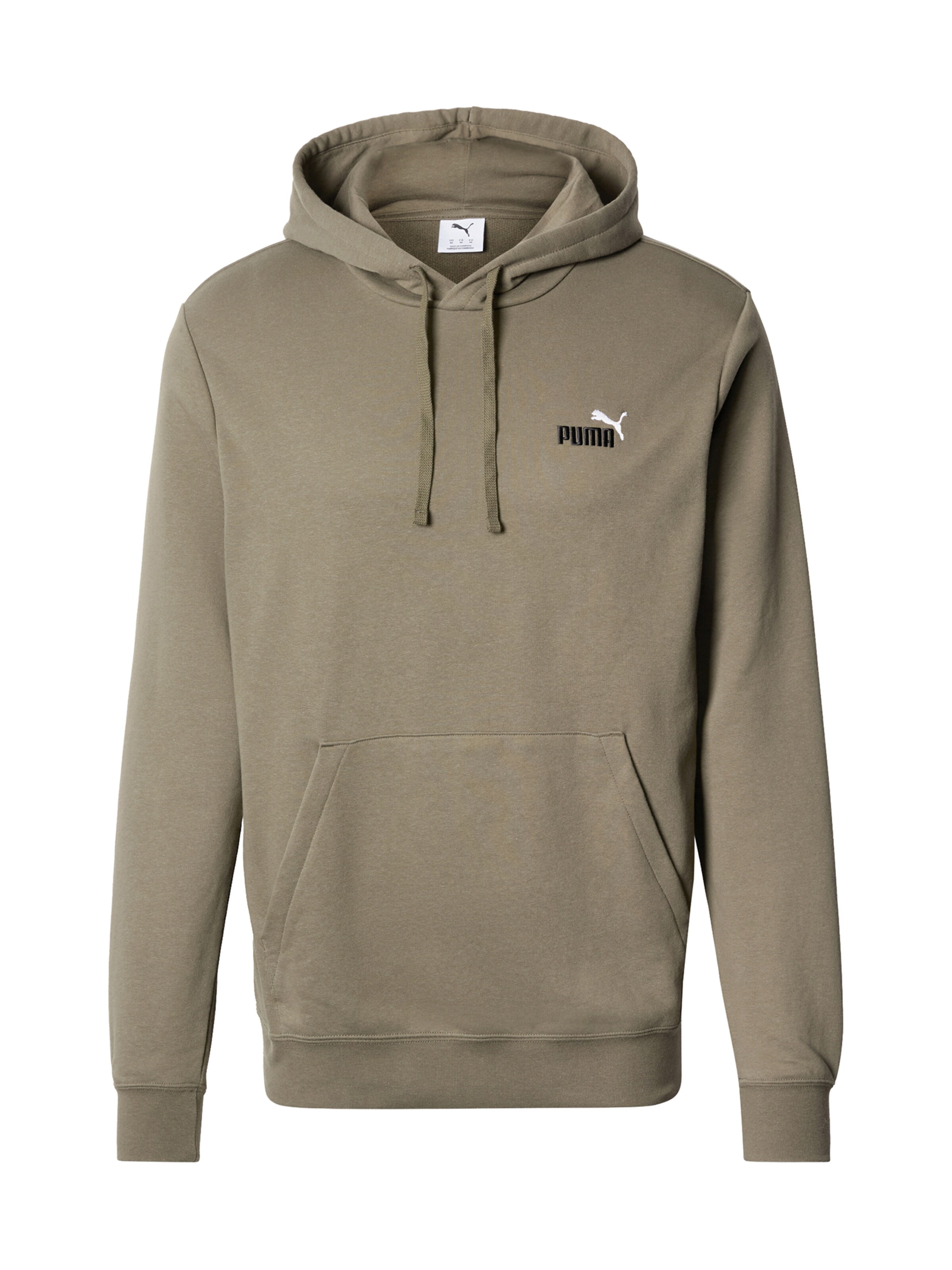 PUMA Athletic Sweatshirt 'Ess No. 1' in Green: front