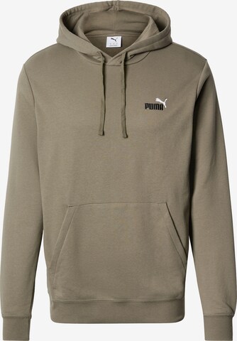 PUMA Athletic Sweatshirt 'Ess No. 1' in Green: front