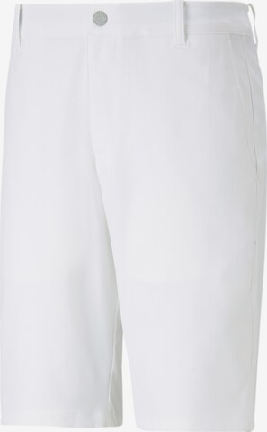 PUMA Workout Pants 'Dealer 10"' in White: front