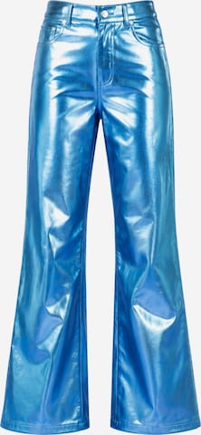 Regular Pantalon cargo 'UNICORN Dames broek glans turquoise s m l' UNICORN en bleu : devant