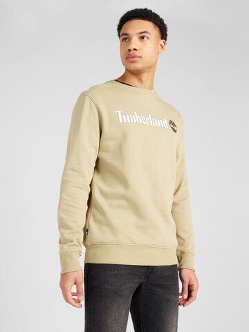 Sweat-shirt TIMBERLAND en beige : devant