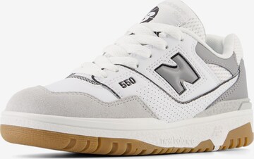 Baskets '550' new balance en blanc : devant