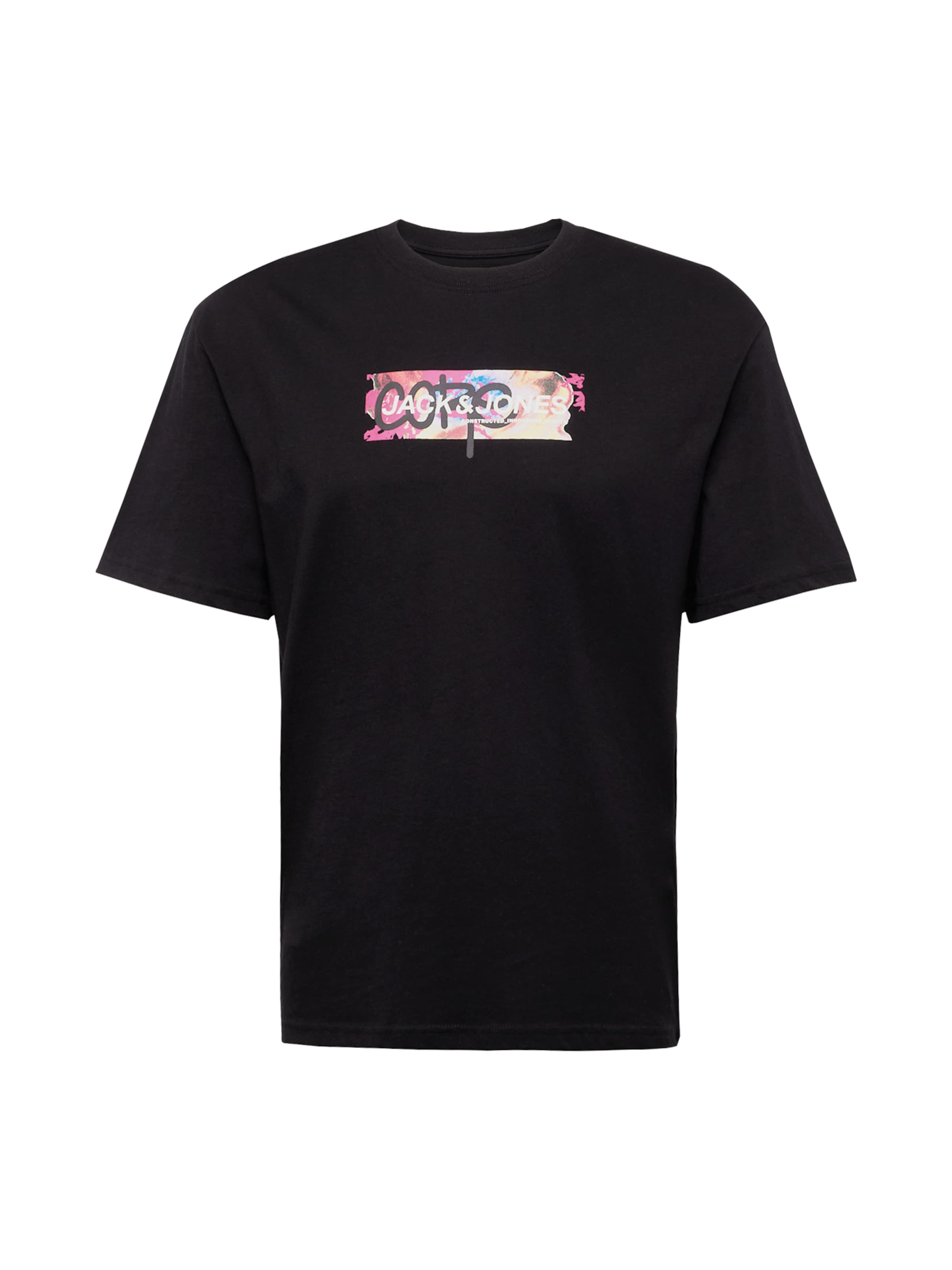 JACK & JONES T-Shirt 'JCOSummer' in Schwarz: Vorderseite